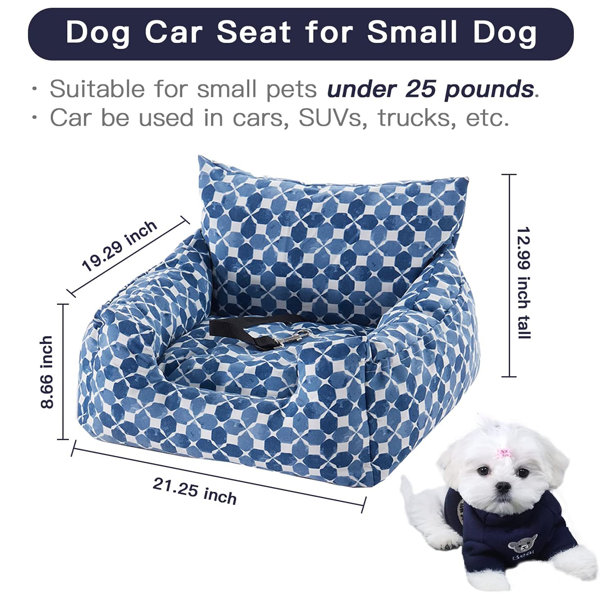 Seat pets cheap blue dog